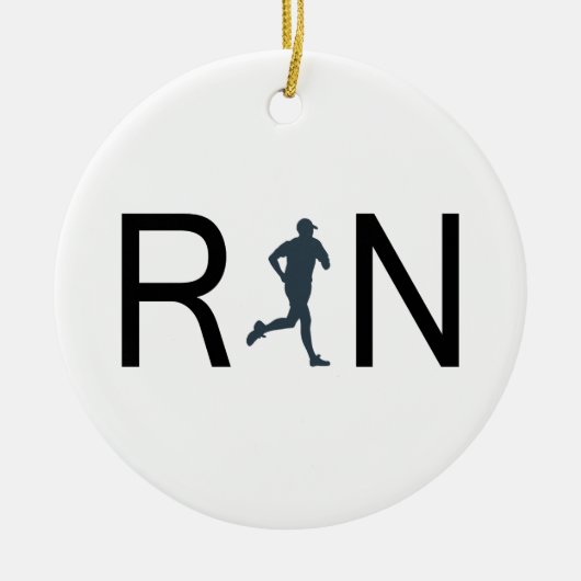 走 セラミックオーナメント (正面)