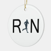 走 セラミックオーナメント (左)