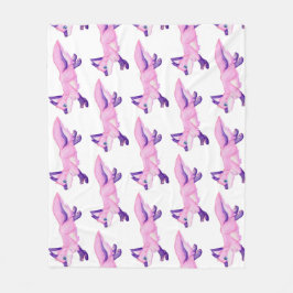 走 フリースブランケット