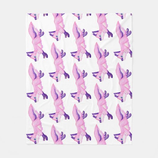 走 フリースブランケット (正面)