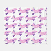 走 フリースブランケット (正面(横))