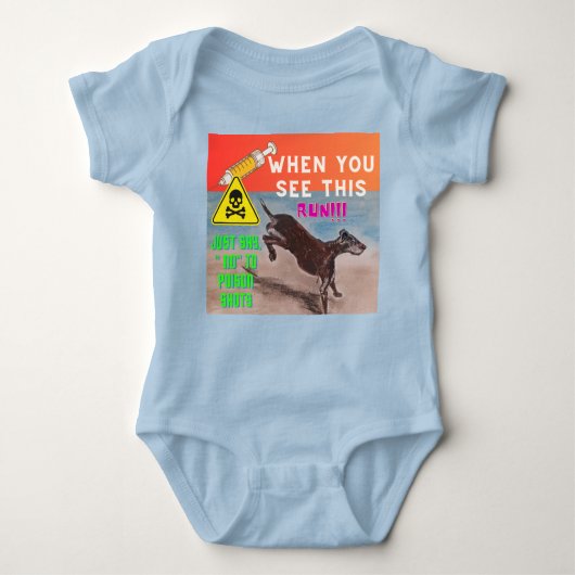 走 ベビーボディスーツ (正面)