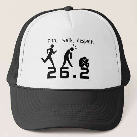 走.歩け。絶望。 キャップ (正面)