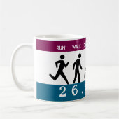 走.歩け。絶望。 コーヒーマグカップ (左)