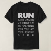 走- James Johnston 2 Tシャツ (デザイン正面)