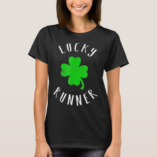 走-St patricks day走シャツ – Vintag L Tシャツ (正面)