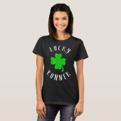 走-St patricks day走シャツ – Vintag L Tシャツ (正面フル)