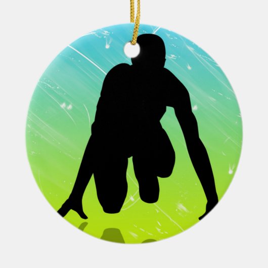 走- Track And Field セラミックオーナメント (正面)