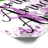 走Amuk、可愛いハロウィーンホカスポカスウィッチポスター ポスター (角)