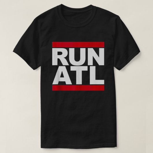 走ATLアトランタ走 Tシャツ (デザイン正面)