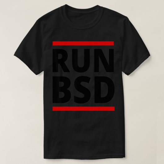走BSD Tシャツ (デザイン正面)