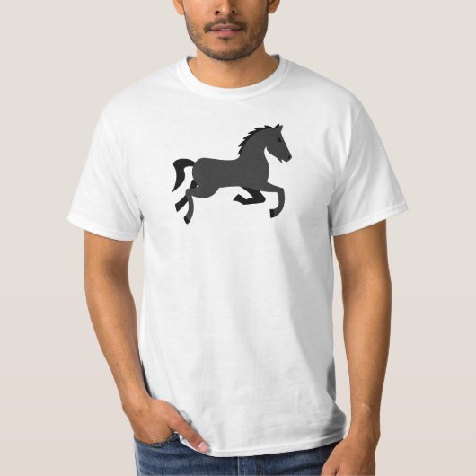 走Dark Horse 🐎ロゴカスタマイズ可能フェスティバル Tシャツ (正面)