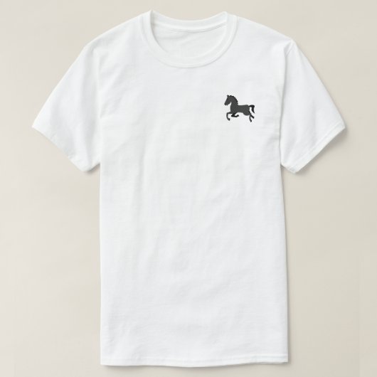 走Dark Horse 🐎ロゴカスタマイズ可能フェスティバル Tシャツ (デザイン正面)