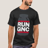走GNC on Black Essential Tシャツ (正面)
