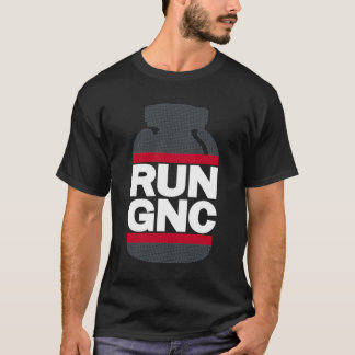 走GNC on Black Essential Tシャツ