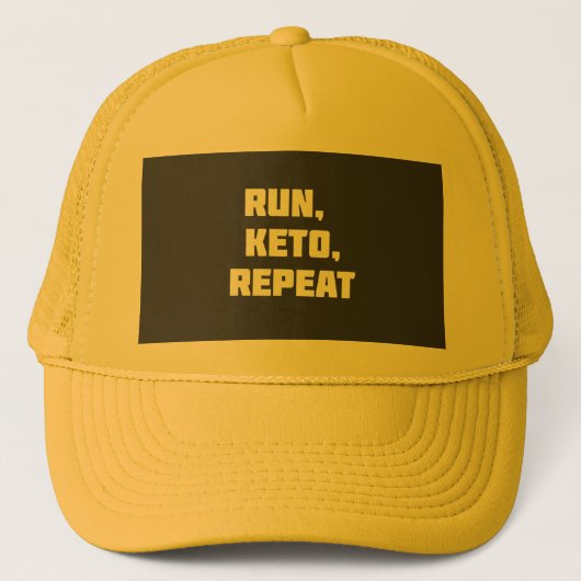 走Keto, Repeat Hat キャップ (正面)