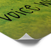 走Voice CC POSTERを黙感動的らせる ポスター (角)