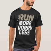 走Worry Less Marathon Runner Tシャツ (正面)