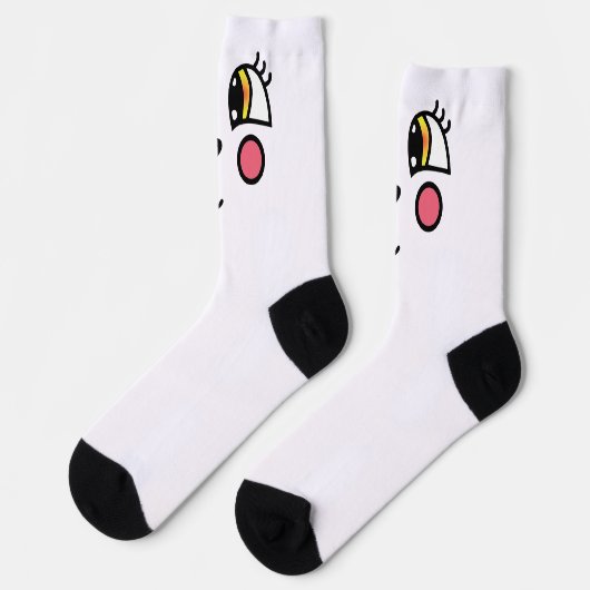 起きたキツネ靴下 ソックス (左)