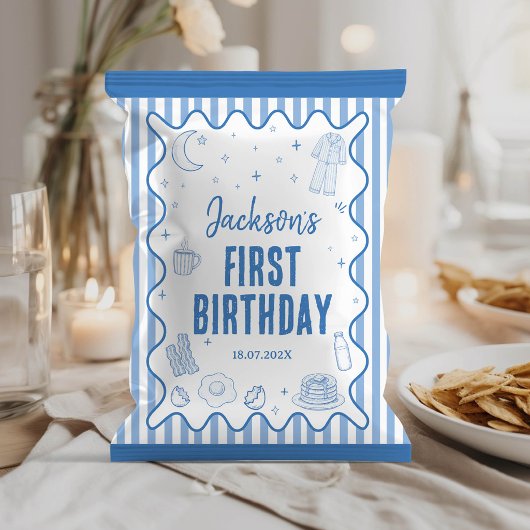 起きちゃった1歳の誕生日 チップ袋ラッパー チラシ