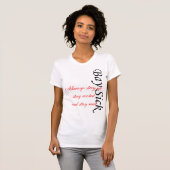 起きていて下さい Tシャツ (正面フル)