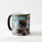 起きてどれくらいで昼寝でいい？ モーフィングマグカップ (正面左)