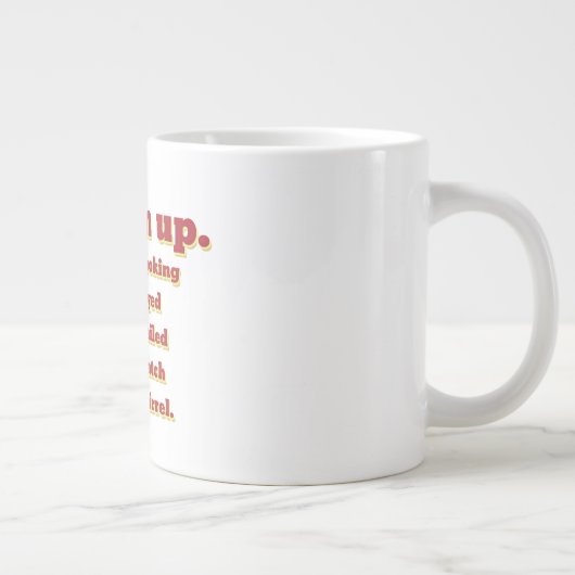 起きてるけど… ジャンボコーヒーマグカップ (右)