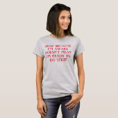 起きてるよTシャツ Tシャツ (正面フル)