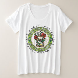 起きてる起きてる眠る来奴だ来ぞ！ プラスサイズTシャツ