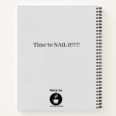 起きてコーヒーの匂いを嗅ぐ ノートブック (裏面)