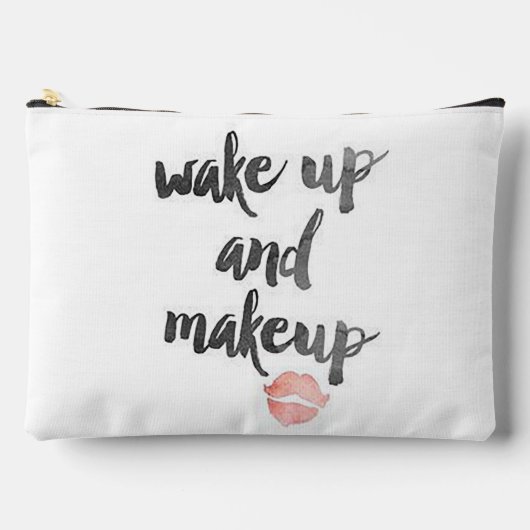 起きてメイクアップする アクセサリーポーチ (正面)