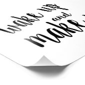 起きてメイクアップする フォトプリント            (角)