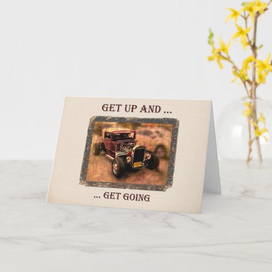 起きて元気になる カード (黄色い花)