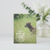 起きて犬素晴らしになる ポストカード (スタンド正面)