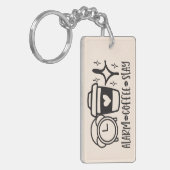 起きて眠る キーホルダー (正面左)