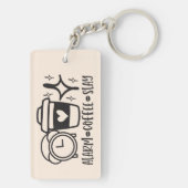 起きて眠る キーホルダー (裏面)