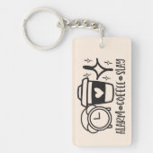 起きて眠る キーホルダー (正面)