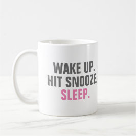 起きて眠る コーヒーマグカップ