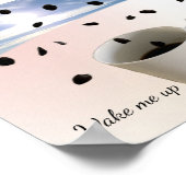 起きて私は夢のコーヒーポスター ポスター (角)