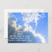 起きて輝く ポストカード (正面/裏面)