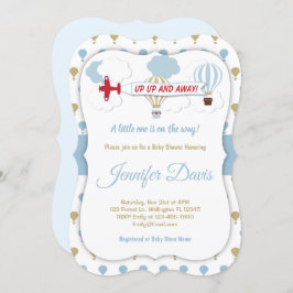 起きて遠くに!ベビーシャワー招待状 招待状