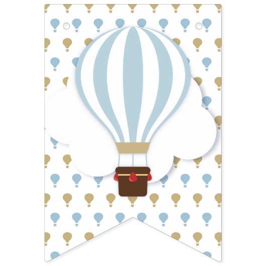 起きて遠くに!男の子のシャワーのバナー バンティングフラッグ (第3の旗)