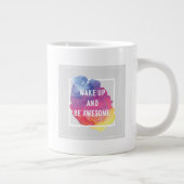 起きて～になる素晴らし ジャンボコーヒーマグカップ (右)