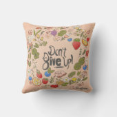 起きな与えさい!16x16装飾用クッション(自己気に用) クッション (裏面)