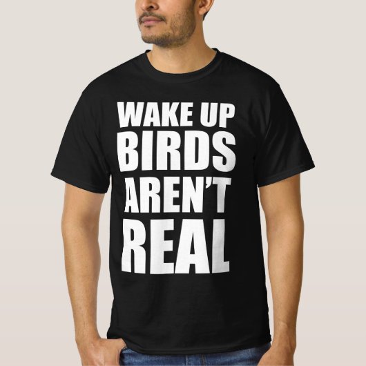 起きるのは嫌だ実在 Tシャツ (正面)