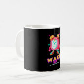 起きろ寝てる場合じゃない コーヒーマグカップ (正面左)