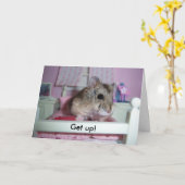 起きろ！ カード (黄色い花)