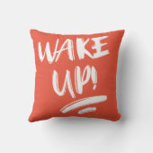 起きろ!ニースデザイン文字装飾用クッション クッション (裏面)
