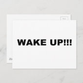 起きろ!!! ポストカード (正面/裏面)