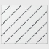 起きろ！ ラッピングペーパー (フラット)